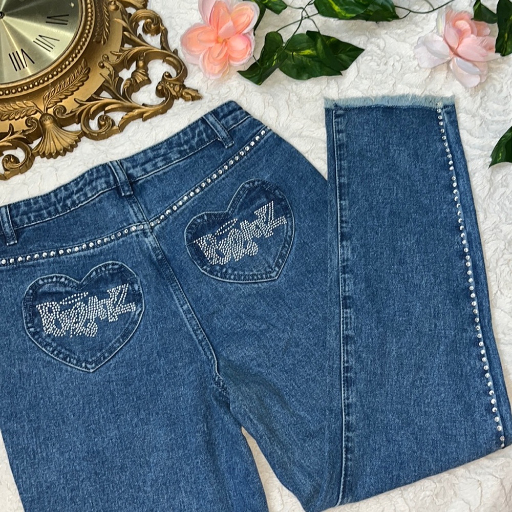 Dolls Kill X Bratz Diamond Studded Jeans